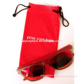 Microfiber sunglasses cloth pouch with logo printed